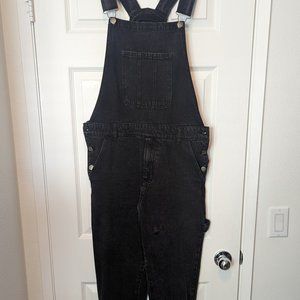Forever 21 Denim Straight-Leg Overalls (Size M)